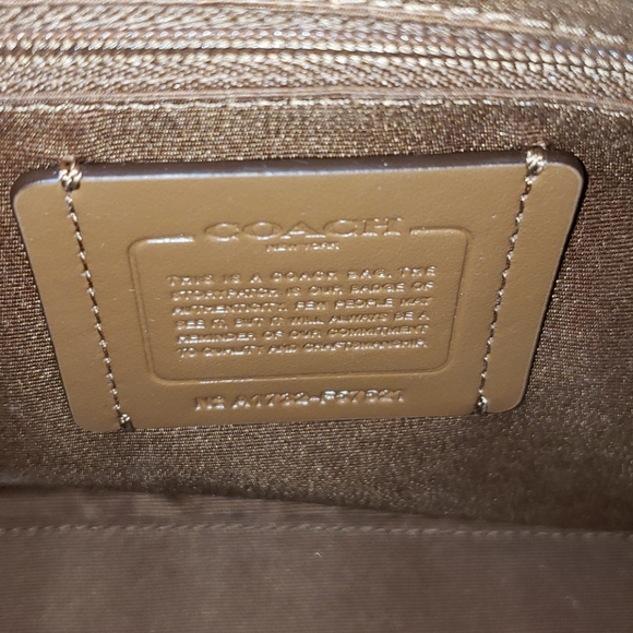 Signature canvas Coach bag strap satchel speddy - Picture 3 of 8